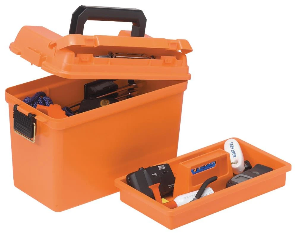 PLANO Emergency Supply Box With Tray Orange - 181250 1 PLANO Emergency Supply Box With Tray Orange - 181250