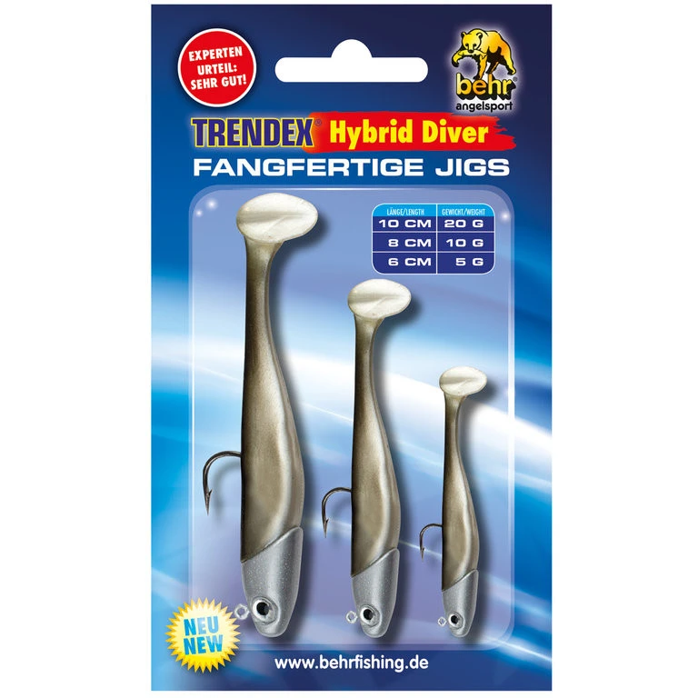 Behr Trendey Hybrid Diver - 3er Jigs 3 Behr Trendey Hybrid Diver - 3er Jigs – Bild 3