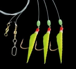 DEGA Norwegen-Paternoster Mit Echter Fischhaut Gr. 2/0-12/0