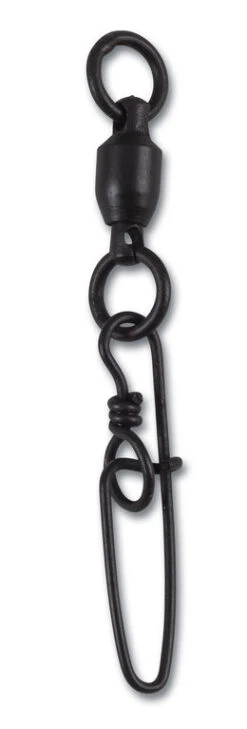 AQUANTIC Edelstahl Kugellager-Wirbel Schwarz