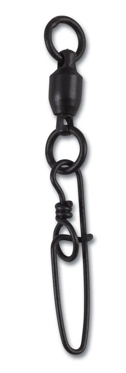 AQUANTIC Edelstahl Kugellager-Wirbel Schwarz 1 AQUANTIC Edelstahl Kugellager-Wirbel Schwarz