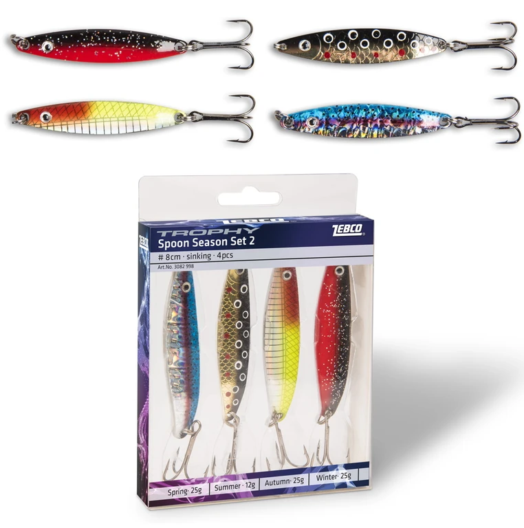 Zebco Trophy Spoon Set - Mefo- U. Wolfsbarsch-Blinkerset 2 Zebco Trophy Spoon Set - Mefo- U. Wolfsbarsch-Blinkerset – Bild 2