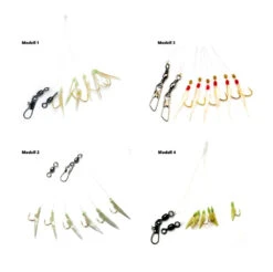 Behr Makrelen- Und Heringsystem Fluoro-Carbon -Angelausrüstung Behr Hering und Makrelenvorfach Fluoro Carbon mit Farbcode 773809 1280x1280