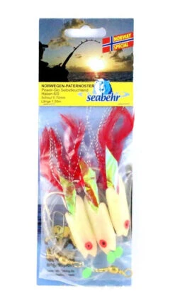 Behr Norwegen-Paternoster Selbstleuchtend Gr. 6/0 -Angelausrüstung Behr Norwegen Paternoster 36 34015 1280x1280