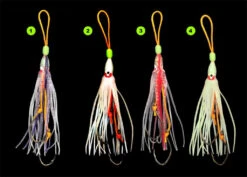 DEGA UV Octopus Beifänger-Vorfach Mit Zwei Haken -Angelausrüstung DEGA UV Octopus Vorfach mit zwei Haken Galeriebild mit FarbcodedksfUczknrL3a 1280x1280