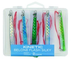 Kinetic Belone Flash Silky - Blinker-Set - 5 Stück