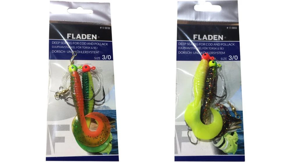 Fladen Curly Rig Double Tail 3/0 - Twister-Vorfach 2 Fladen Curly Rig Double Tail 3/0 - Twister-Vorfach – Bild 2