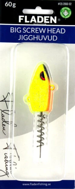 FLADEN Jig Head Mit Bait Screw -Angelausrüstung Fladen Big Screw Head YellowR5Rm1wPohk5Ce 1280x1280