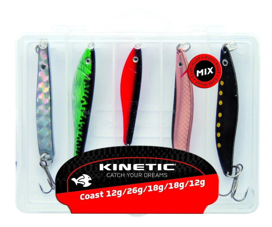 KINETIC 5er Multipack - Meerforellen- Und Pilker-Set I 1 KINETIC 5er Multipack - Meerforellen- Und Pilker-Set I