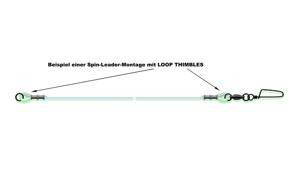 MADCAT LOOP THIMBLES - Schutzhüllen Für Gecrimpte Schlaufen 1 MADCAT LOOP THIMBLES - Schutzhüllen Für Gecrimpte Schlaufen