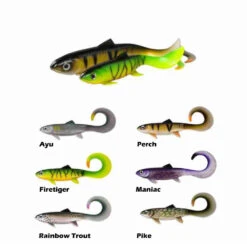 EFFZETT PIKE SEDUCER CURL TAIL - Loser Gummifisch 2er Pack -Angelausrüstung Pike Seducer Curl Tail Farbcode 773485 1280x1280