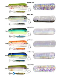 Rhino Flasher Mit Soft Finny Lure 20cm -Angelausrüstung Rhino Flasher mit Soft Finny Galeriebild mit Farbcode 1280x1280