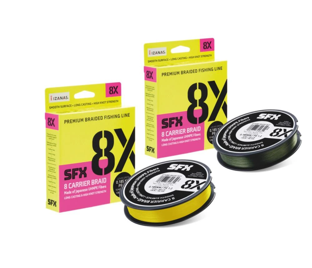 Sufix SFX 8 Carrier Braid - 8-fach Geflochtene Schnur 270m 2 Sufix SFX 8 Carrier Braid - 8-fach Geflochtene Schnur 270m – Bild 2